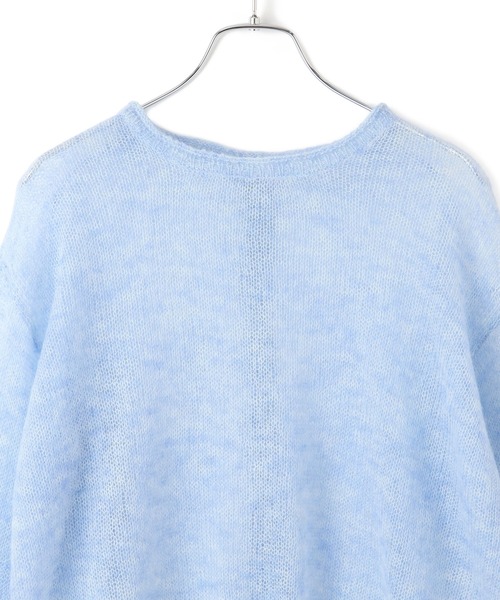 WEB限定】ボリュームスリーブモヘアプルオーバー（ニット/セーター