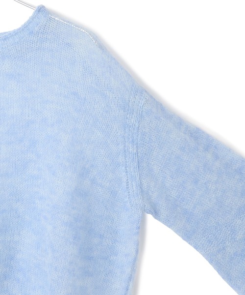 ADAM ET ROPE'(アダムエロペ)の「【WEB限定】ボリュームスリーブモヘアプルオーバー(ニット/セーター・レディース・グレー/ベージュ/ブラウン/サックスブルー・FREE)」の22枚目の写真