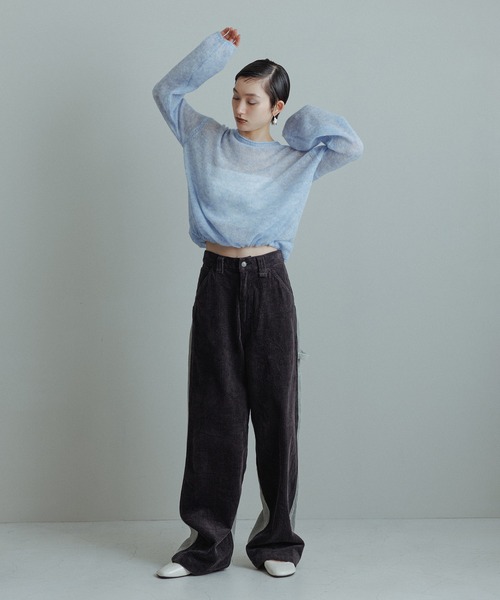 WEB限定】ボリュームスリーブモヘアプルオーバー（ニット/セーター  