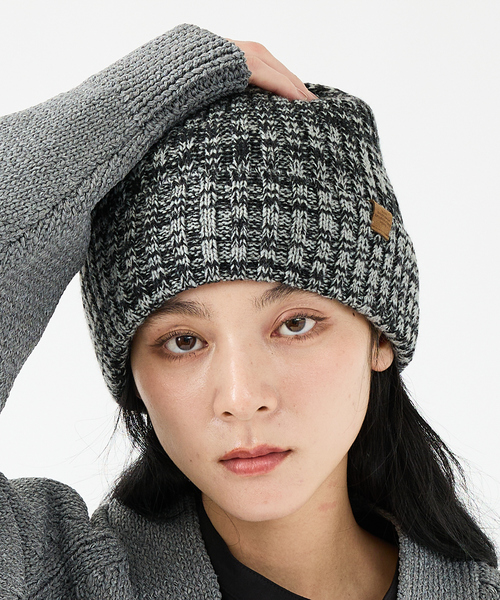 45R ヘンプ　麻　ニット BLACK BY MOUSSY | finger hole rib knit tops (ニット ) |SHEL
