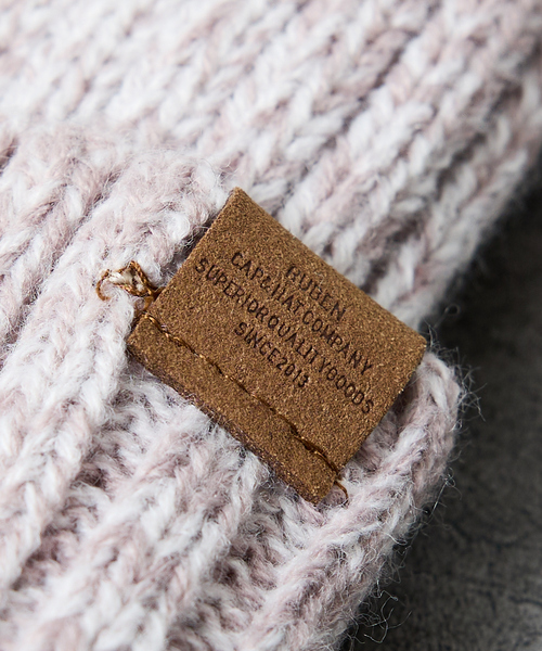 ABAHOUSE（アバハウス）の「【RUBEN/ルーベン】RIB BORE WATCH/リブボアワッチ/リブ/ワッチキャップ/ユニセックス【WEB限定】（ニットキャップ/ビーニー・メンズ・ベージュ系その他/ブラック系その他/グレー系その他/ラベンダー・フリー）」の10枚目の写真