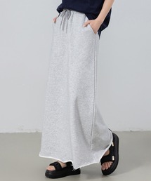 DAY CLOSET | レディース 切りっぱなしイージースウェットロングスカート(スカート)