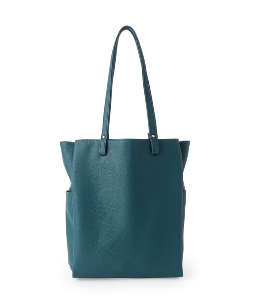 SHOO・LA・RUE（シューラルー）の「【A4】縦型収納トート（トートバッグ・レディース・ブラック/ベージュ系その他7/ブルーグリーン・00）」の12枚目の写真