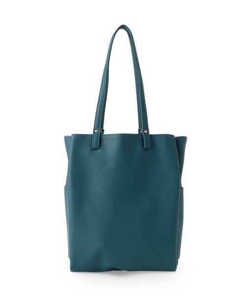 SHOO・LA・RUE（シューラルー）の「【A4】縦型収納トート（トートバッグ・レディース・ブラック/ベージュ系その他7/ブルーグリーン・00）」の14枚目の写真