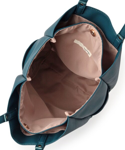 SHOO・LA・RUE（シューラルー）の「【A4】縦型収納トート（トートバッグ・レディース・ブラック/ベージュ系その他7/ブルーグリーン・00）」の18枚目の写真