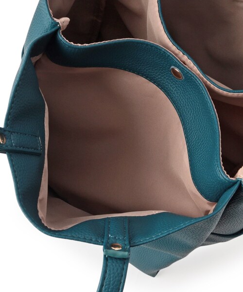 SHOO・LA・RUE（シューラルー）の「【A4】縦型収納トート（トートバッグ・レディース・ブラック/ベージュ系その他7/ブルーグリーン・00）」の20枚目の写真