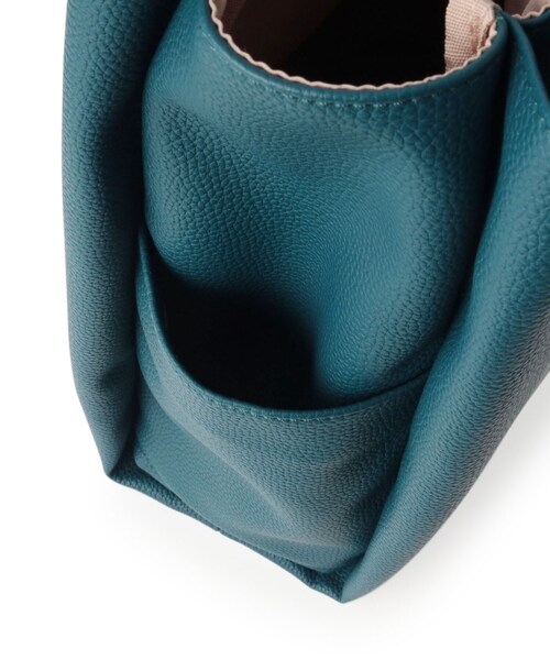 SHOO・LA・RUE（シューラルー）の「【A4】縦型収納トート（トートバッグ・レディース・ブラック/ベージュ系その他7/ブルーグリーン・00）」の22枚目の写真