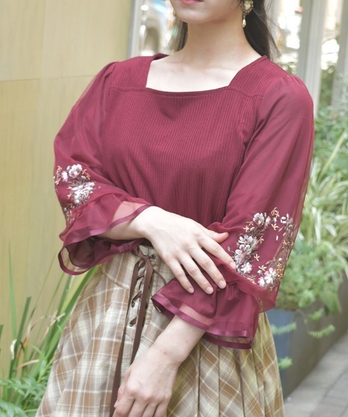 00's vintage goa ベージュ オフショルダー 長袖カットソー 00's