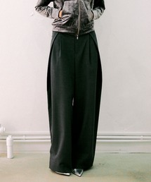 NOISE MAKER（ノイズメーカー）の「ウールタックワイドパンツ【MADE IN JAPAN】（スラックス）」