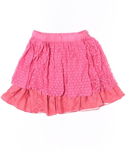 チャイハネ(チャイハネ)の「【チャイハネ】サリレアミニスカート(スカート・レディース・ブラック/マスタード/ピンク/ホワイト・FREE)」の4枚目の写真