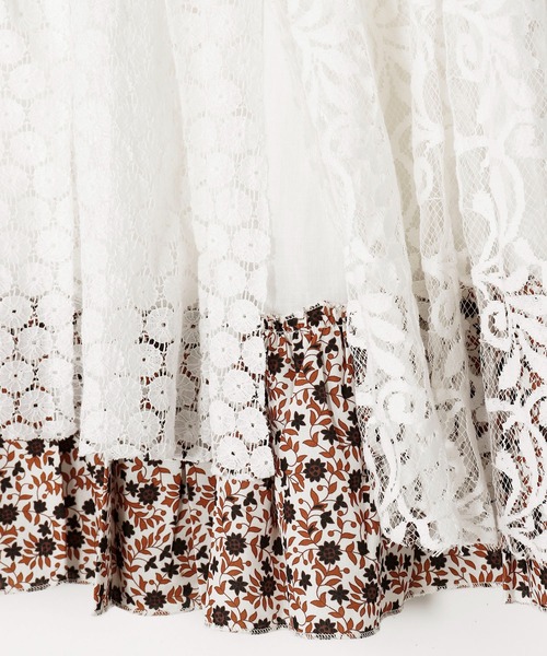 チャイハネ(チャイハネ)の「【チャイハネ】サリレアミニスカート(スカート・レディース・ブラック/マスタード/ピンク/ホワイト・FREE)」の9枚目の写真