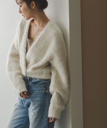 Noble | アルパカミックスシャギーカーデ(カーディガン/ボレロ)