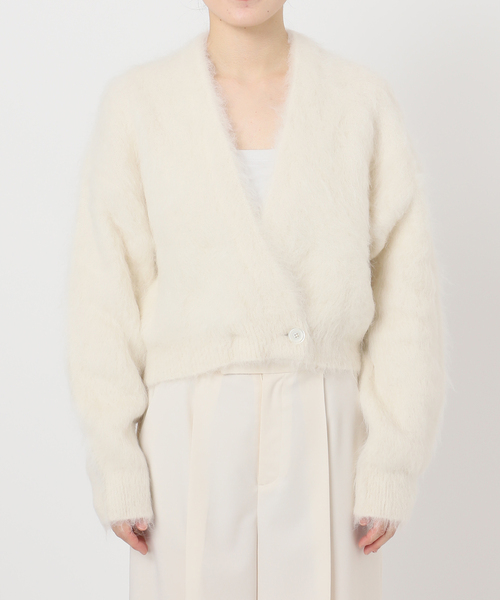 noble アルパカミックスシャギーカーディガン アルパカミックスシャギーカーデ（カーディガン）｜NOBLE（ノーブル