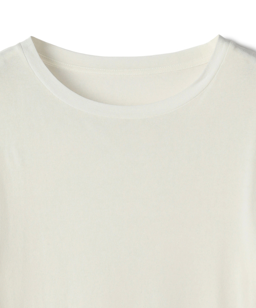 N.O.R.C（ノーク）の「コットンシアーロングスリーブトップス（Tシャツ/カットソー・レディース・オフホワイト/ブラック・フリー）」の17枚目の写真