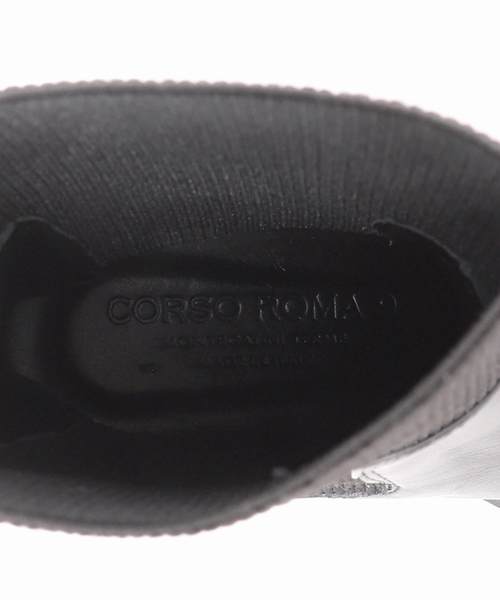 CORSO ROMA，9（コルソローマ）の「《追加》CORSOROMA9/ コルソローマノーヴェ アツゾコゴアショートブーツ（ブーツ・レディース・ブラック/ブラウン・23.5cm/24cm/24.5cm/23cm）」の18枚目の写真