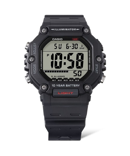 CASIO（カシオ）の「CASIO Collection / AE-1600H-1AJF（デジタル腕時計・メンズ・ブラック・FREE）」の2枚目の写真