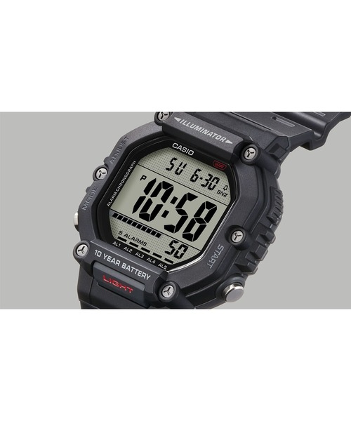 CASIO（カシオ）の「CASIO Collection / AE-1600H-1AJF（デジタル腕時計・メンズ・ブラック・FREE）」の3枚目の写真