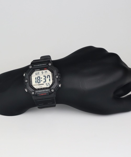 CASIO（カシオ）の「CASIO Collection / AE-1600H-1AJF（デジタル腕時計・メンズ・ブラック・FREE）」の4枚目の写真