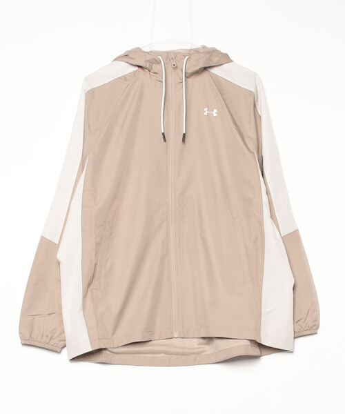 UNDER ARMOUR(アンダーアーマー)の「アンダーアーマー UAメッシュ ライナー ウーブン フーディー(マウンテンパーカー・レディース・ブラック/ブラウン・S/M/L)」の2枚目の写真