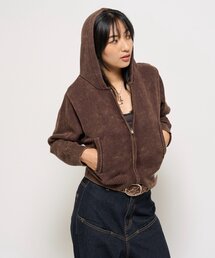 WHO'S WHO gallery | 【KOOKY'N/クーキー】ピグメント加工ジップニットパーカー(パーカー)