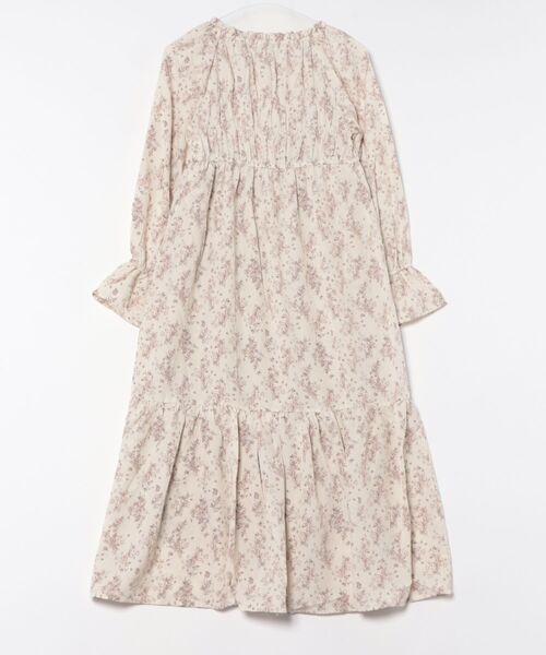 flower（フラワー）の「スウィートブルームワンピース（ワンピース・レディース・アイボリー/ブラウン・FREE）」の3枚目の写真