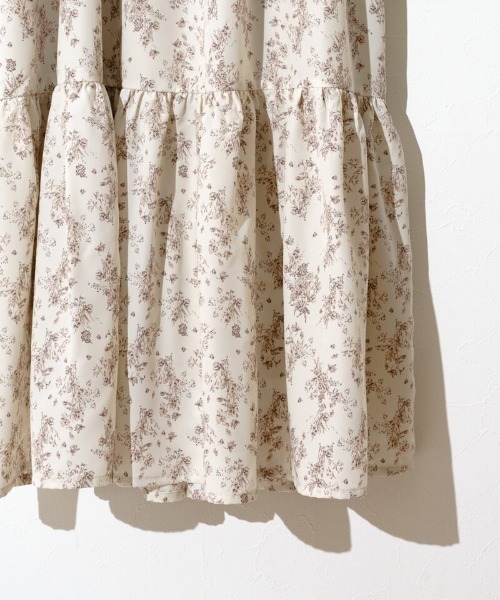 flower（フラワー）の「スウィートブルームワンピース（ワンピース・レディース・アイボリー/ブラウン・FREE）」の11枚目の写真
