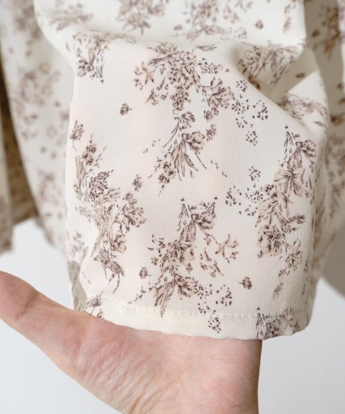 flower（フラワー）の「スウィートブルームワンピース（ワンピース・レディース・アイボリー/ブラウン・FREE）」の13枚目の写真