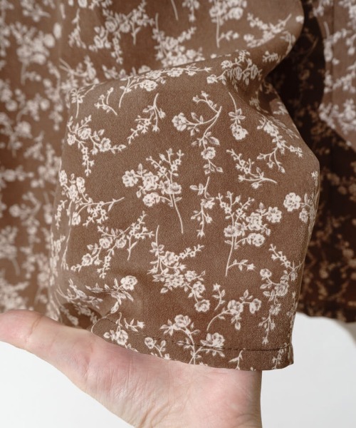 flower（フラワー）の「スウィートブルームワンピース（ワンピース・レディース・アイボリー/ブラウン・FREE）」の22枚目の写真