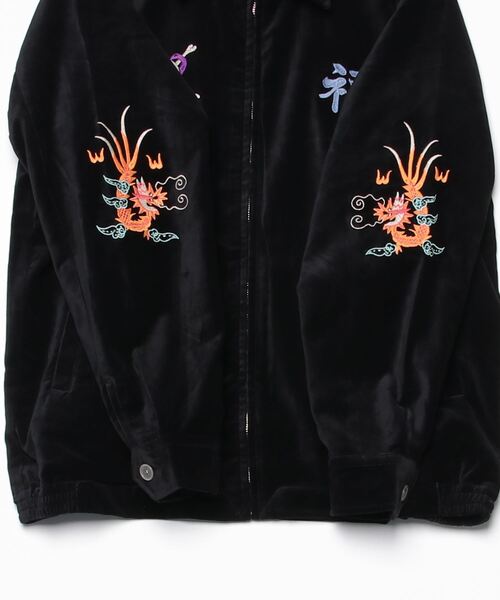 セール】HOUSTON / COTTON VELVETEEN VIETNAM JACKET TIGER・MAP