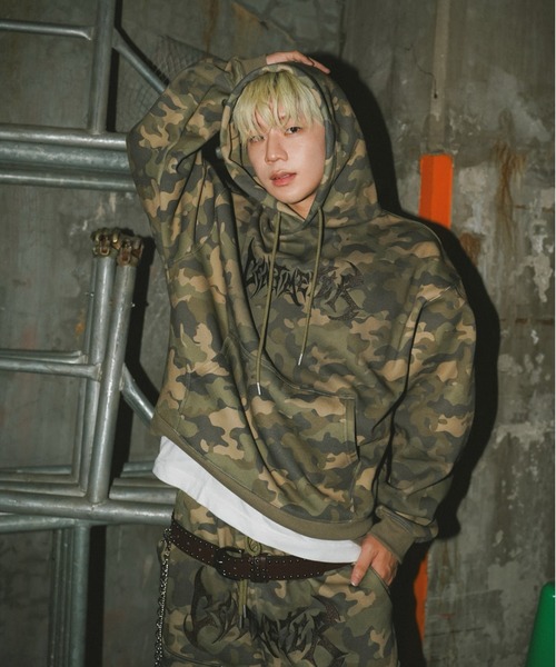 centimeter(センチメーター)の「Tribal logo hoodie(パーカー・メンズ・ブラック/グレー/カモフラージュ・SMALL/MEDIUM/LARGE)」の17枚目の写真
