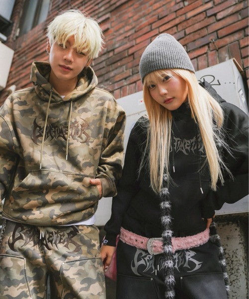 centimeter(センチメーター)の「Tribal logo hoodie(パーカー・メンズ・ブラック/グレー/カモフラージュ・SMALL/MEDIUM/LARGE)」の7枚目の写真