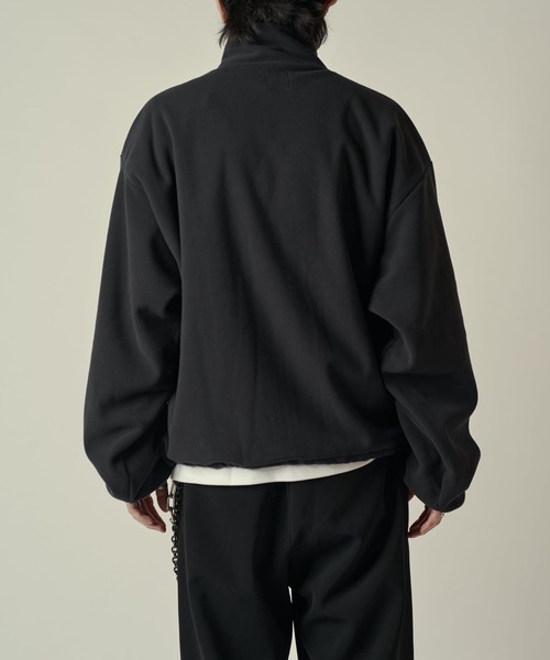 Lui's（ルイス）の「ポーラテックフリースブルゾン（ブルゾン・メンズ・グレー/ブラック・S/M）」の10枚目の写真