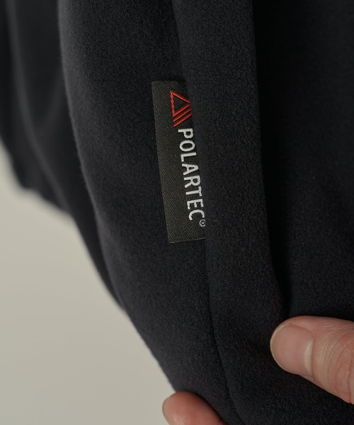 Lui's（ルイス）の「ポーラテックフリースブルゾン（ブルゾン・メンズ・グレー/ブラック・S/M）」の16枚目の写真