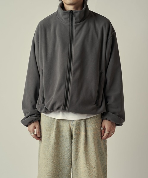 Lui's（ルイス）の「ポーラテックフリースブルゾン（ブルゾン・メンズ・グレー/ブラック・S/M）」の20枚目の写真