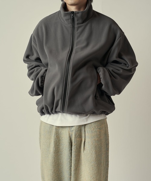 Lui's（ルイス）の「ポーラテックフリースブルゾン（ブルゾン・メンズ・グレー/ブラック・S/M）」の21枚目の写真