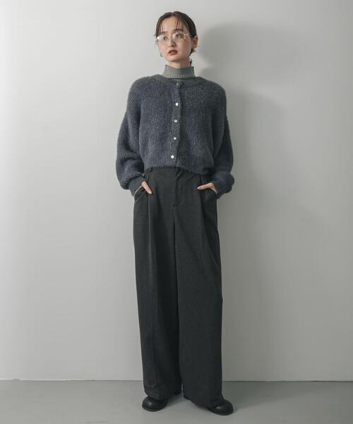 セール】『一部WEB限定カラー』ラメシャギークロップドカーディガン