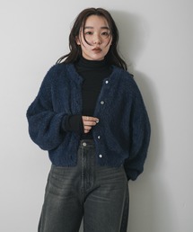 クロップド」に該当するトップス（ブルー・ネイビー/青色系