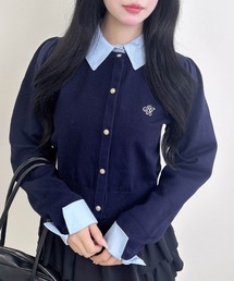 INGNI | シャツレイヤード風長袖ニット(ニット/セーター)