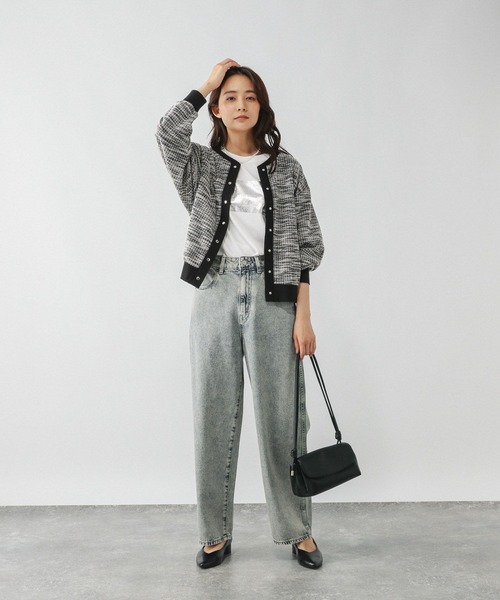 GLOBAL WORK(グローバルワーク)の「ツイードライク2WAYカーディガン/598015(カーディガン/ボレロ・レディース・グレー/ブラック・LARGE/MEDIUM)」の20枚目の写真