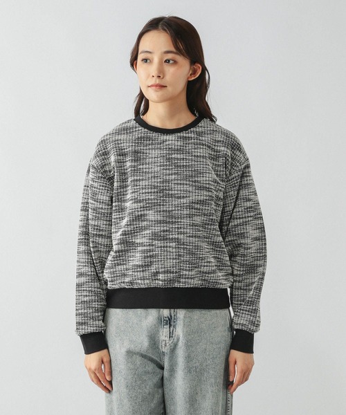 GLOBAL WORK(グローバルワーク)の「ツイードライク2WAYカーディガン/598015(カーディガン/ボレロ・レディース・グレー/ブラック・LARGE/MEDIUM)」の11枚目の写真