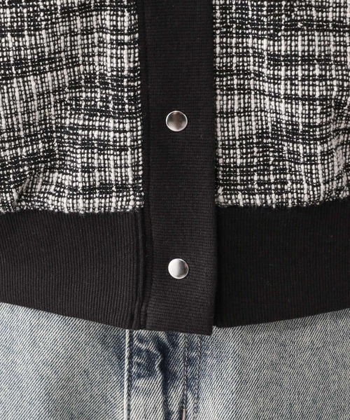 GLOBAL WORK(グローバルワーク)の「ツイードライク2WAYカーディガン/598015(カーディガン/ボレロ・レディース・グレー/ブラック・LARGE/MEDIUM)」の16枚目の写真