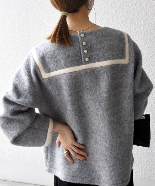 【珍品】70-80S VINTAGE TROPHY セーラーカラー USA製 L 珍品】80S VINTAGE TROPHY セーラーカラー USA製 L