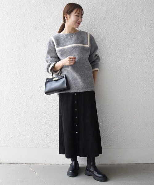 SHIPS any: バイカラー セーラー デザイン プルオーバー（T