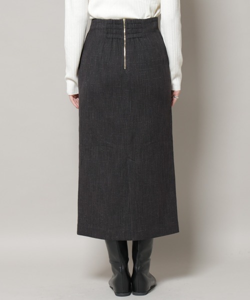 NANO universe（ナノユニバース）の「ツイードタイトスカート(セットアップ可)（スカート・レディース・ブラウン/チャコール・S/M）」の19枚目の写真