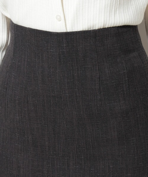 NANO universe（ナノユニバース）の「ツイードタイトスカート(セットアップ可)（スカート・レディース・ブラウン/チャコール・S/M）」の21枚目の写真