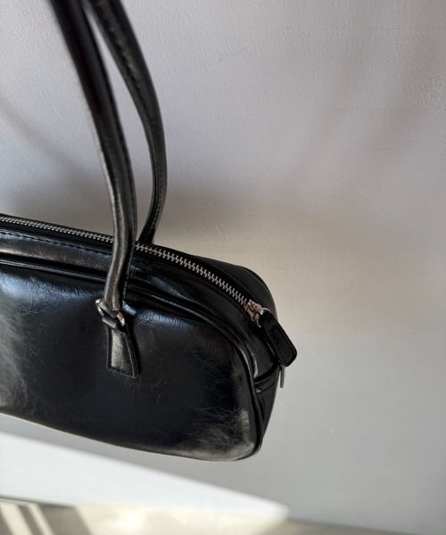 SANSeLF（サンセルフ）の「【SANSeLF】スクエアフォルムコンパクトバッグ saa25a097（ハンドバッグ・レディース・シルバー/ブラック・FREE）」の7枚目の写真