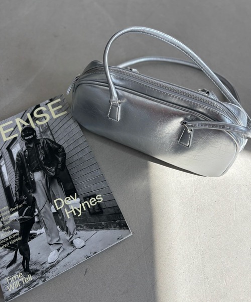 SANSeLF（サンセルフ）の「【SANSeLF】スクエアフォルムコンパクトバッグ saa25a097（ハンドバッグ・レディース・シルバー/ブラック・FREE）」の17枚目の写真