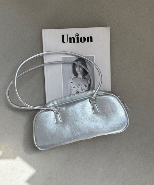 SANSeLF（サンセルフ）の「【SANSeLF】スクエアフォルムコンパクトバッグ saa25a097（ハンドバッグ・レディース・シルバー/ブラック・FREE）」の15枚目の写真