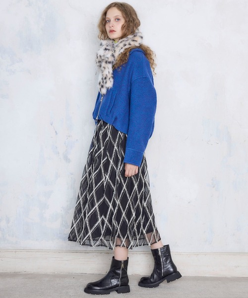 Cepica（セピカ）の「シアージャガードスカート（スカート・レディース・ブラック/グレー・FREE）」の5枚目の写真