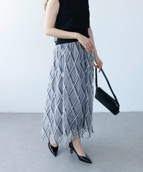 Cepica（セピカ）の「シアージャガードスカート（スカート・レディース・ブラック/グレー・FREE）」の7枚目の写真